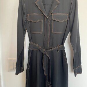 NWOT En Thread Black Jumpsuit Wideleg and Collared